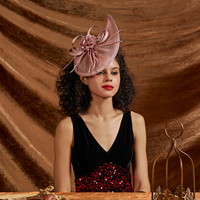 Nouveau Chapeau Fascinator Premium Pour Femme, Mariage Derby, Plume Sinamay, Fascinator Pour Tea Party, Bandeau De Mariée Avec Pince