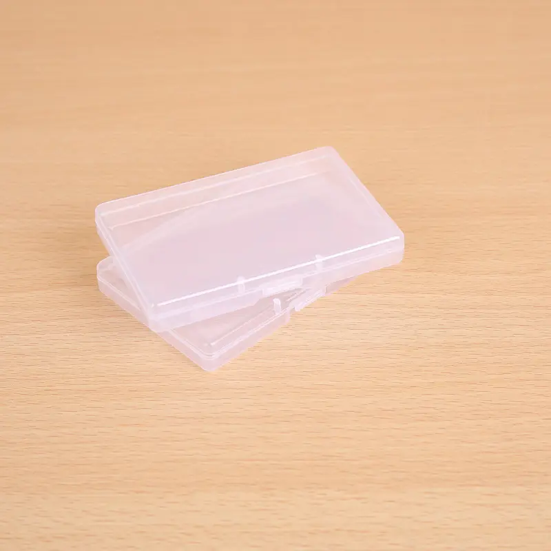 Caixa de plástico PP personalizada de alta qualidade para caixa de plástico transparente 9.5*6.3*1.4 CM / 10.6*7.3*1.8 CM preço barato
