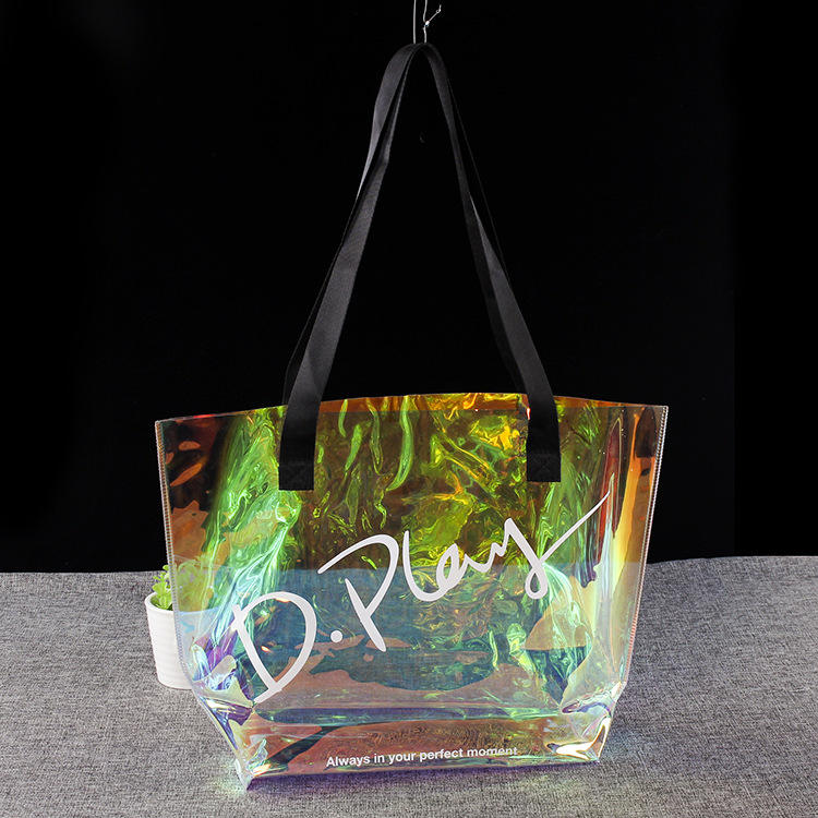 Bolso transparente del laser del PVC