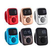 Compteur de doigts anneau de doigt lumineux affichage numérique électrique compteur de comptage Clicker minuterie