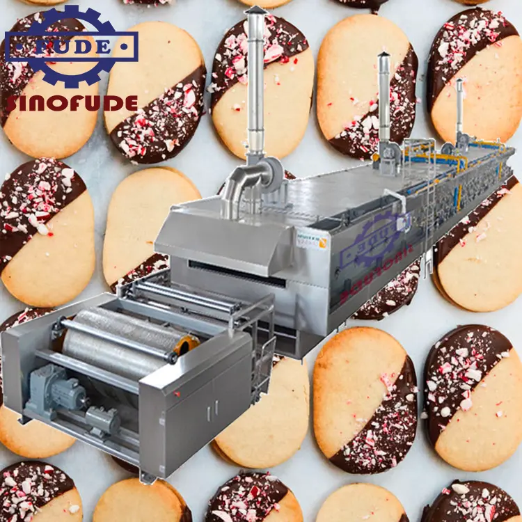 Hoch effiziente Wafer-Produktions linie Snack maschine Wafer-Keks-Herstellungs linie Chocolate Wafer Biscuit Machine-Linie