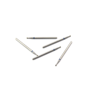 MD18 (ISO 806 104 001 524 018) HP Shank 1.8 millimetri di alta qualità a forma di palla laboratorio dentale fresa diamantata frese forniture - Product Image 4