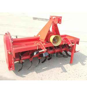 Farm <b>Cultivator</b> Rotary Tiller Green 120cm Width High Productivity For Tractor Use - Product Image 2