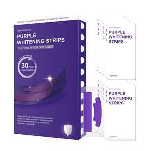 Bandes blanchissantes sèches saveur menthe violette TikTok, 7/14 paires, pour émail non sensible, sans peroxyde – Vente chaude - Product Image 5