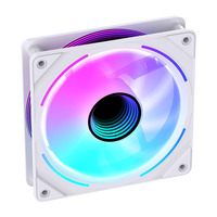 Lovingcool OEM haut débit d'air 120mm Gaming RGB boîtier d'ordinateur PC ventilateur de refroidissement refroidisseur d'air avec Logo personnalisé