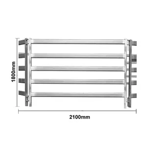 JD Galvanisierter Stahl Farmzaun Paneel/Rundtier-Zaun Paneele und Tore