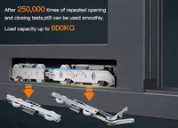 Fenêtre coulissante en aluminium résistant aux chocs contre les ouragans Efficacité énergétique NFRC AS2047 Fenêtres coulissantes en verre Fenêtre en aluminium à double verre