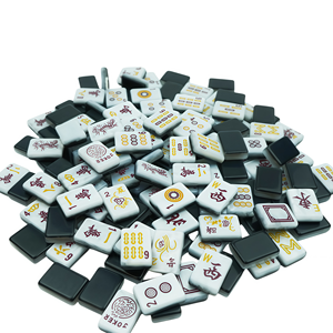 Ensemble de <span class=keywords><strong>Mahjong</strong></span> américain de luxe en acrylique, tuiles noires <span class=keywords><strong>et</strong></span> blanches nacrées, 160 tuiles, portable, en stock, pour jeu ou cadeau, Oh Mine <span class=keywords><strong>Mahjong</strong></span> - Product Image 2