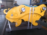 Rotateur d'inclinaison hydraulique robuste, coupleur rapide hydraulique construit aux normes européennes avec S40 S45 garantie de 18 mois