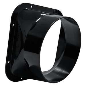 Connecteur de <span class=keywords><strong>clapet</strong></span> anti-retour ABS à fond carré et bride angulaire pour conduit de ventilation, système d'air frais et évacuation de <span class=keywords><strong>hotte</strong></span> aspirante - Product Image 2