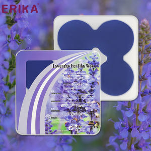 Blocs de <span class=keywords><strong>cire</strong></span> dure infusés à la lavande 500g personnalisables OEM avec plateau de rangement en plastique pour l'épilation professionnelle - Product Image 2