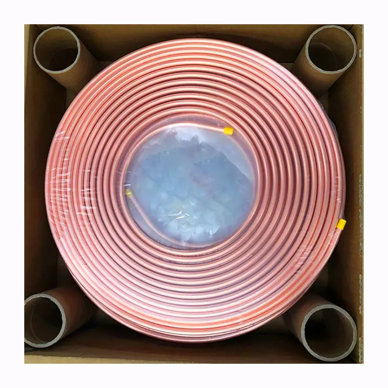 Manufacturer Customized C17500 C10200 H65 H68 H70 1 4 3 8 5 8 Inch Pancake Coil Copper Tube
