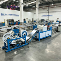 Ligne de production automatique de conduites carrées - Machine de fabrication de conduites d'air automatique