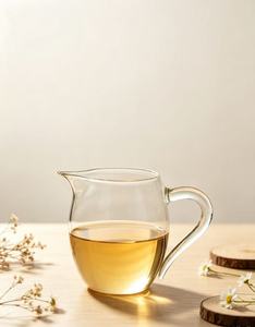 Pichet à thé en verre transparent personnalisé en gros avec poignée, carafe à eau en verre résistant à <span class=keywords><strong>la</strong></span> chaleur avec bec verseur pour <span class=keywords><strong>la</strong></span> maison, les restaurants et les fêtes - Product Image 4