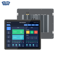 Computadora Industrial Todo en Uno con Pantalla Táctil Capacitiva, Monitor de Tableta Android Integrado con Pantalla Táctil, Resistente al Polvo.