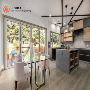 <span class=keywords><strong>Puerta</strong></span> <span class=keywords><strong>Corredera</strong></span> Moderna de Aluminio para Patio con Función Impermeable, Diseño de Acordeón Plegable para Exteriores, para Baño - Product Image 3