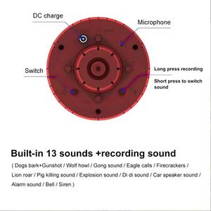 Alarme solaire à <span class=keywords><strong>détecteur</strong></span> <span class=keywords><strong>de</strong></span> <span class=keywords><strong>mouvement</strong></span> infrarouge 360°, enregistrement sonore, <span class=keywords><strong>extérieur</strong></span>, jardin, IP65, étanche, antivol, répulsif pour animaux, LED - Product Image 4