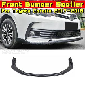 <b>Car</b> Front Bumper Lip <b>Diffuser</b> Spoiler Glossy Black Modification Part <b>for</b> Toyota Corolla 2017-2018 Bumper Protector Body Kit - Product Image 2