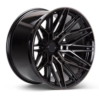 CX Custom Wheels 20 22 24 Inch Teinté Noir Brillant Super Deep Concave Forged Wheels 6x139.7 pour Dodge Ram 1500