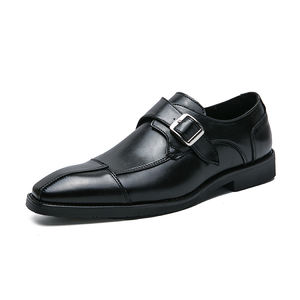 Mocassins pour hommes grande taille en PU, décontractés et tendance, à enfiler, avec coutures, style littéraire, pour le bureau et la carrière, toutes saisons, semelle intermédiaire en caoutchouc - Product Image 2