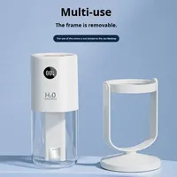 YINHI Nouveau Mini Humidificateur à Impulsion à Brume Froide 320ml Petit Diffuseur d'Huiles Essentielles Double Pulvérisation Stérilisation Lumière Nocturne LED