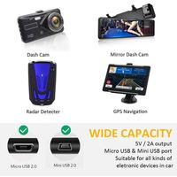 Dash Cam Cable Car Camera Hardwire Kit Buck Line 24 Hour Parking Monitoring Charging Cable Charger For DashCam Dash Camera DVR