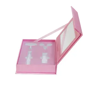 Luxe Cosmetische Huidverzorging Verpakking Rechthoekige Kleurrijke Roze Voor Cosmetische Opbergdoos Gepersonaliseerde Cosmetische Product Doos