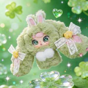 Portachiavi in peluche della serie Soft Little Cloud, mini nuvola di peluche, ciondolo alla moda per borsa, all'ingrosso, per bambine, prodotto in Cina - Product Image 2