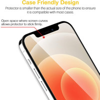Personnalisation OEM du logo, lot de 3 protecteurs d'écran en verre Ailun compatibles avec l'iPhone