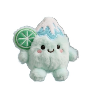 Juguete de Peluche Plateado con Diseño de Montaña y Limas para Jóvenes de 15 a 35 Años, Regalo Personalizable - Product Image 1