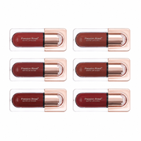 Gloss à lèvres mat en capsule Passion Rose, haute pigmentation, rouge à lèvres liquide velours pour tous types de peau, application douce, cosmétique à marque privée