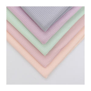 Tela de Poliéster Acanalado 100% Poliéster, Tejido Grueso de Alta Elasticidad para la Producción de Ropa Deportiva - Product Image 6