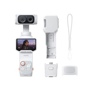 Caméra Insta 360 Luna Ultra 8K avec double objectif Leica, zoom 12x, écran tactile détachable de 2 pouces avec puce IA, caméra professionnelle - Product Image 1