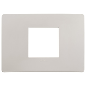 Vimar Placca Plana Up 2M centr. 9.7x16.5x1.1 Cm Wall <b>Switch</b> Cover - Product Image 1