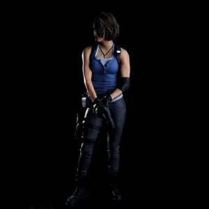 Dl2470 Resident Evil Biohazrd Jill Valentine PVC Hình Hành Động Anime Sưu Tập Tượng Búp Bê Quà Tặng Đồ Chơi