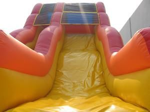 Toboggan aquatique gonflable jaune magnifique avec piscine pour enfants et adultes à vendre - Product Image 4