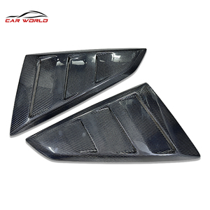 2024 Carbon Fiber <b>Window</b> Louvers High Material Real Carbon Side <b>Window</b> <b>Cover</b> Quarter Side <b>Window</b> Stylish Rear Ducktail - Product Image 3