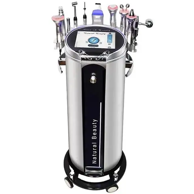 2023 Women's Grooming Deep Cleansing Hydro Aqua Facial Machine with Diamond Tips 9-in-1 Hydra Skin Facial Machine