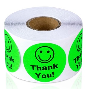 Direkt vom Hersteller: Niedliche Smiley-Aufkleber, Dankeschön-Sticker, 500 Stück für Dekorative Aufkleber, Versiegelungsetiketten, Umweltfreundliche Etiketten - Product Image 3