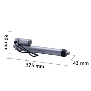 Domestic first-class quality waterproof Electric Linear actuator 12V DC stroke 2" -12" Dynamic Load 110LBS Static Load 500LBS