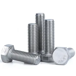 Stainless steel A4-70 A4-80 M30 M36 M39 M42 Heavy hexagon head bolts with nuts