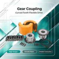 Accouplement de chaîne à rouleaux KC avec couvercle de protection en acier trempé forgé, couple élevé, marque SFS, non standard, OEM personnalisable