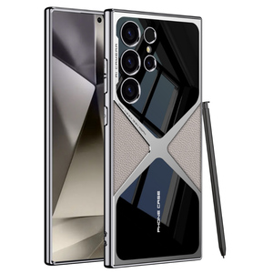Étui de téléphone portable en cuir PU électroplaqué pour Samsung S24ultra S23Ultra, design <span class=keywords><strong>original</strong></span> et nouveau pour la série iPhone - Product Image 1