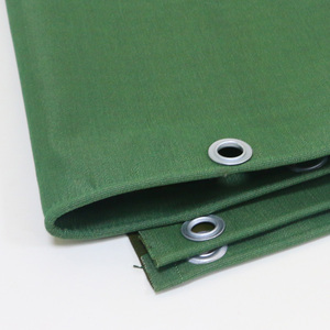 Tùy Chỉnh Không Thấm Nước Nhiệm Vụ Nặng Nề Tarps Bên Rèm Xe Tải Bìa Xe Tải Bạt PVC Tráng Bạt Vải Bạt Bạt - Product Image 3