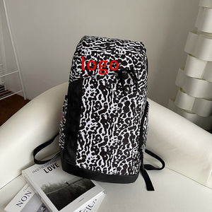 Letter Trendy Brand New Large Capacity <b>Backpack</b> High School College Students Outdoor <b>Backpack</b> Men <b>Waterproof</b> Zipper Polyester - Product Image 6