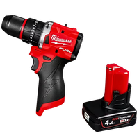 Perceuse sans fil Milwaukee M12 12V, perceuse-visseuse sans balais, couple élevé, vitesse variable, compatible avec la batterie M12 REDLITHIUM