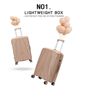 <span class=keywords><strong>Valise</strong></span> rigide légère et imperméable en PP, ensemble de voyage trois pièces avec doublure en polyester, 20 pouces, 24 pouces, 28 pouces - Product Image 2