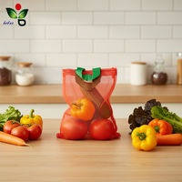 Sacs en PE à cordon de serrage 100 % HDPE, petits sacs en filet, emballage mono pour légumes, impression personnalisée, capacité 1-25 kg, vente en gros
