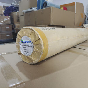 DISEN Precio al por mayor 440gsm exterior brillante blanco mate Flexible <span class=keywords><strong>Banner</strong></span> rollo recubierto laminado PET PVC Flex Frontlit <span class=keywords><strong>Banner</strong></span> rollos - Product Image 5