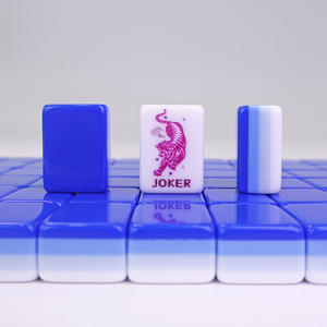 Customized Mahjong Christmas Tiles Large Size Melamine Tiles Family Party Games <b>Blocks</b> American Mahjong Tiles Set Manufacturer - Product Image 5